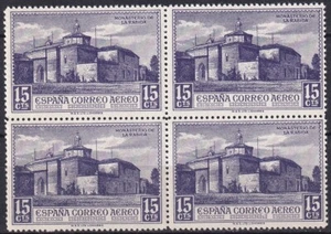 Spain 1930 Edifil 550 America Discovery La Rabida Monastery block of 4 MNH - Picture 1 of 2