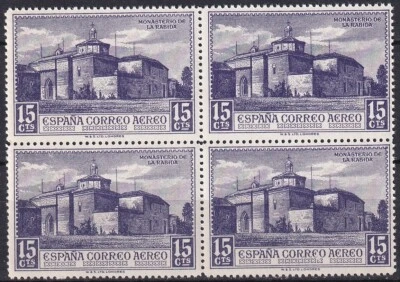Spain 1930 Edifil 550 America Discovery La Rabida Monastery block of 4 MNH - Image 1 of 2