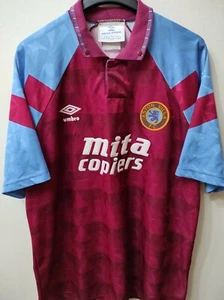 ASTON VILLA 1990-1992 camiseta shirt trikot maillot maglia - Bild 1 von 6