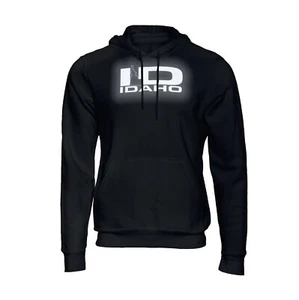 Sudadera con capucha negra con logotipo reflectante Idaho ID  - Imagen 1 de 3