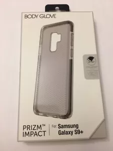 SAMSUNG GALAXY S9 Plus BODY GLOVE PRIZM IMPACT CASE, NTELLISHOCK GEL,Smoke/Black - Picture 1 of 5