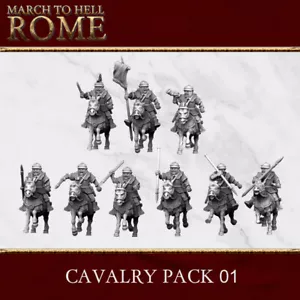 Ancien battle Figurines Légion Romaine Cavalerie Pack 1 - Foto 1 di 1