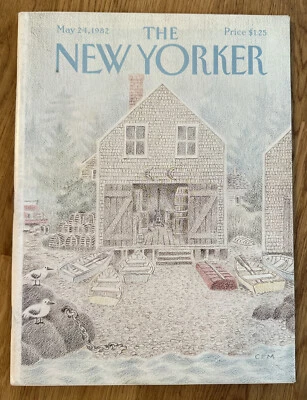The New Yorker May 24, 1982 Magazine Boathouse on Cover - Excellent - Full Issue - Image 1 of 3