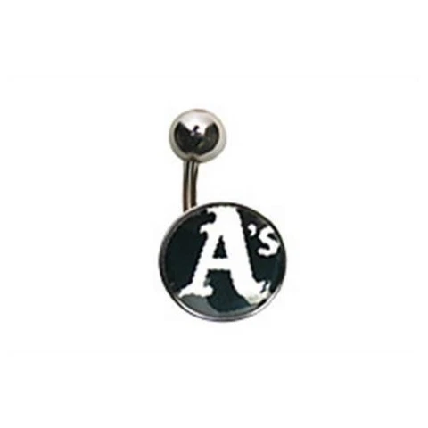 Oakland Athletics Belly Button Ring Naval Body Cover