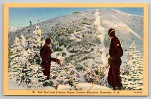 Taft Trail Practice Slope Cannon Mountain Franconia New Hampshire Postcard D22 - Picture 1 of 2
