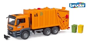 BRUDER 03760 CAMION MAN TGS SPAZZATURA RIFIUTI - Foto 1 di 1