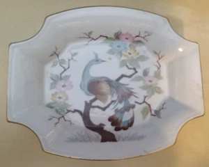 Vintage Porzellan Shafford Pfau Süßigkeiten/Schmuck Schale - Bild 1 von 4