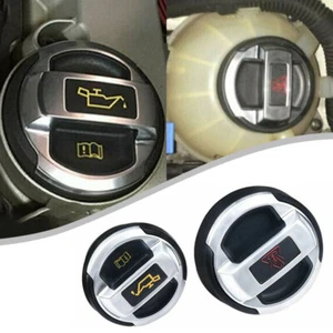 2pcs Öldeckel + Kühlmitteldeckel Öltankdeckel Für Audi R8 A1 A3 A4 A5 A6 Q7 - Picture 1 of 8