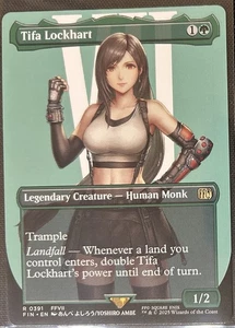 Tifa Lockhart 391 Borderless Final Fantasy MTG - Picture 1 of 2