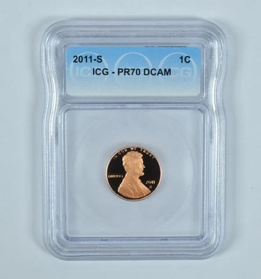 2011-S Lincoln Shield Cent PR70 DCAM ICG *8617 - Image 1 of 4