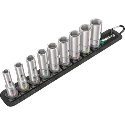 5004545001 Belt B Deep 1 socket set, 3/8" drive, 9 pieces - Image 1 of 4