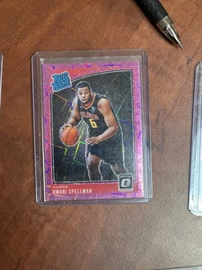2018 Panini Donruss Optic Rated Pink Velocity Prizm /79 Omari Spellman Rookie RC - Picture 1 of 2