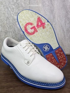 Scarpe da golf da uomo G/FORE Gallivanter in pelle bianca di ciottoli taglia 10,5 Tour Premium  - Foto 1 di 9
