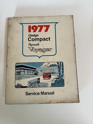 Dodge Compact Plymouth Voyager 1977 manual de servicio original OEM Foto 1 de 4