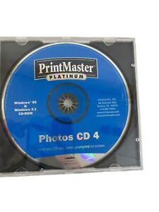 Print Master Platinum photos cd 4 windows 95 3.1