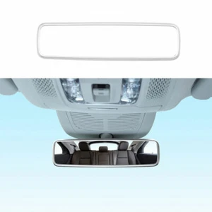 Fit For Benz G-Class 2019-2021 Matte Silver Side Mirror Visor Frame Cover Trim - Picture 1 of 6