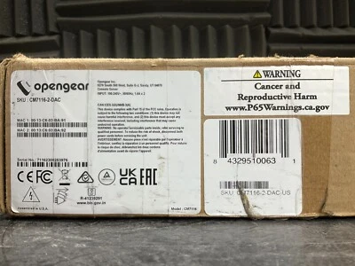 Opengear CM7100 Console Server 16 port CM7116-2-DAC-US  🇺🇸 ✅ - Image 1 of 4