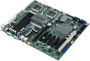 Supermicro X7DWE 2x LGA771 4x DDR2 Fbdimm Pcie Pci-X SATA - Picture 1 of 3