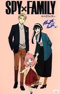 Spy X Family 11x17 Mini Poster Cast x2 signiert Van Sixtinischer Schiffsmann JSA Zertifikat Auto - Bild 1 von 2