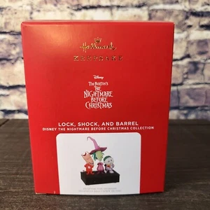 Hallmark Storytellers Disney Nightmare Before Christmas serratura shock & barile 2021 - Foto 1 di 11