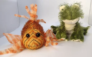 Ganz Webkinz Lot of 2 Plush Stuffed Animal Frog, Lionfish - Picture 1 of 17