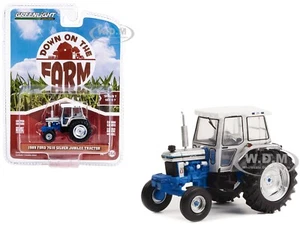 1989 FORD 7610 SILVER JUBILEE TRACTOR BLUE 1/64 DIECAST BY GREENLIGHT 48070 E - Bild 1 von 1