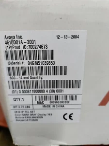 Avaya 4610SW Digital Telephone (700274673) unused open box - Picture 1 of 2