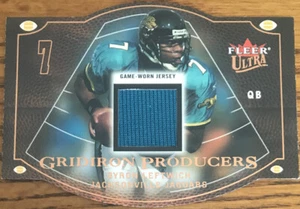 2004 Fleer Ultra Gridiron Producers Game Used Copper Byron Leftwich GP/BL - Picture 1 of 2