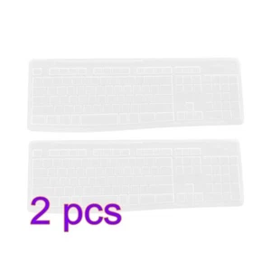 Set of 2 Keyboard Protector Silicone Cover Skin Covers for Computer Keyboards - Afbeelding 1 van 12