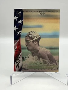 Carta Inserto Olimpiadi Upper Deck 1996 #RN3 Janet Evans Regno d'Oro - HOLO - Foto 1 di 11