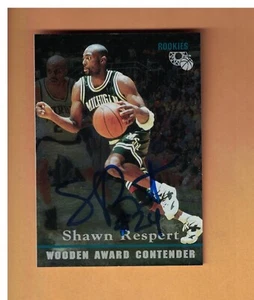 TARJETA RC SHAWN RESPERT AUTOGRAFIADA 1995 CLÁSICA PLATEADA FIRMADA SPARTANS - Imagen 1 de 1