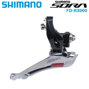 SHIMANO SORA FD R3000 Front Derailleur Brazed On 31.8 34.9MM 2x9 Speed Road Bike - Picture 1 of 12