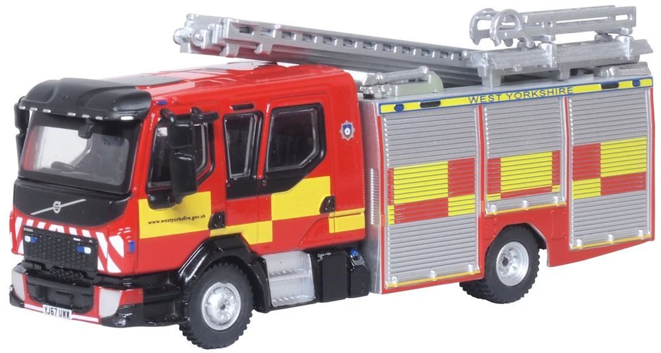 Oxford Diecast 76VEO001 calibre OO Volvo FL escada de emergência uma bomba West Yorkshi - Imagem 1 de 1