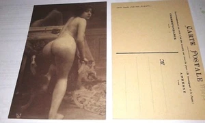 Cartolina d'epoca Donna Nuda Francese Belle Epoque Nudo Non Viaggiata - Picture 1 of 1