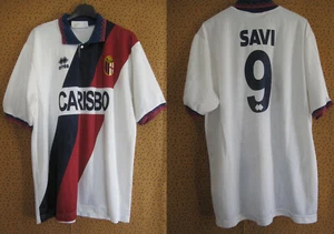 Maillot Bologne 1994 Errea shirt Savi #9 Bologna Calcio jersey Football - XL - Picture 1 of 7