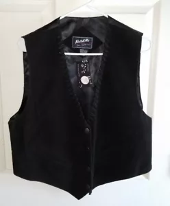 NEU Katch Me San Francisco schwarze Lederweste mit Druckknopfverschluss Damengröße XL $ 58 - Bild 1 von 4