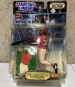 Figura de alineación inicial MLB de béisbol Ken Griffey Jr. Cincinnati Reds Elite 2000 - Imagen 1 de 2