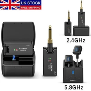 LEKATO 4 Channels Wireless Guitar Transmitter Receiver System with Charging Box - Picture 1 of 23