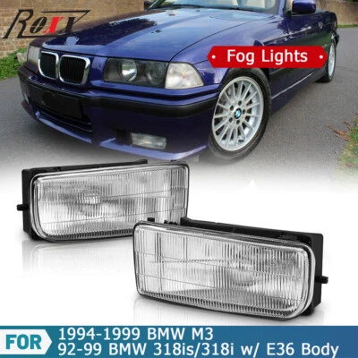 Faros antiniebla para BMW M3/E36 1992-1999 318i 318is 318ti 320i 323i 323is serie 3 Foto 1 de 4