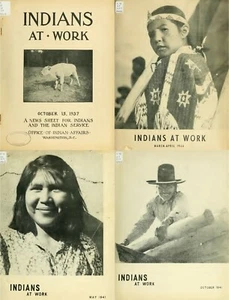 Indians At Work Native Americans Affairs History - 109 Rare Old Magazines on DVD - Picture 1 of 12