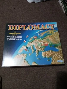 Vintage Gibsons Familie Strategie Brettspiel Diplomatie versiegelt Spielfiguren unbespielt - Bild 1 von 1