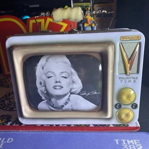 Juego de televisión lonchera de metal de hojalata coleccionable Marilyn Monroe Vandor 2000 - Imagen 1 de 6