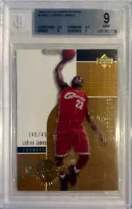 2002-03 Lebron James UD Inspirations RC- BGS 9 como nuevo con 9,5 sub... #246/499 - Imagen 1 de 2