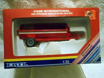 VTG ERTL Die Cast Metal 1/32 Case International Side Spreader Farm Toy Org Box - Image 1 of 4