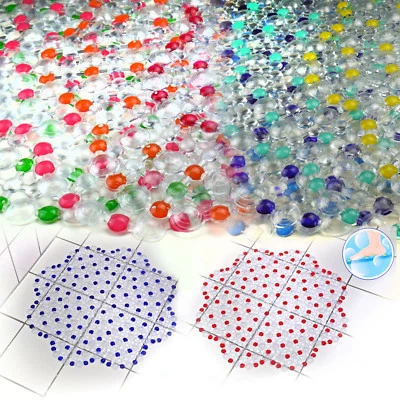 Duschmatte versch. Farben Duscheinlage Blume rund Antirutschmatte Bad Matte 371 - Bild 1 von 4