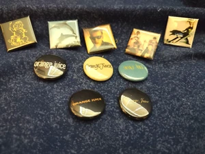 Orange Juice (Scottish Post Punk Band) 10 Pin Set Album Art Band Logos - Picture 1 of 7