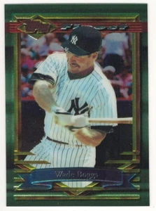 Topps Finest # 173 1994 Wade Boggs H.O.F. TARJETA DE BÉISBOL YANKEES - CASI NUEVA - ¡COMO NUEVA! - Imagen 1 de 2