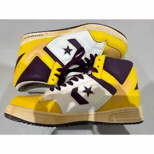 USADO Extreme Converse Weapon 86 Basic Hi Lakers Us10 Talla US9.5 - Imagen 1 de 8
