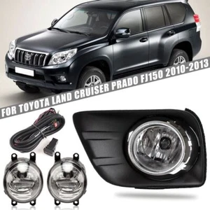Halogen Fog Light Bumper Frame Cover Daytime Running Light For Toyota Prado 2700 - Picture 1 of 9