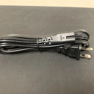 C2G 6ft 2-Slot Polarized Power Cord - 18 AWG - NEMA 1-15P to IEC320C7 - Picture 1 of 4